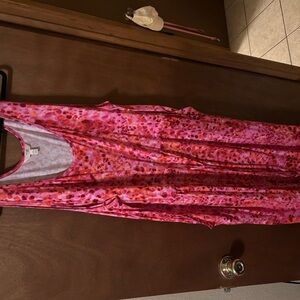 Terra & Sky Pink and Red dress